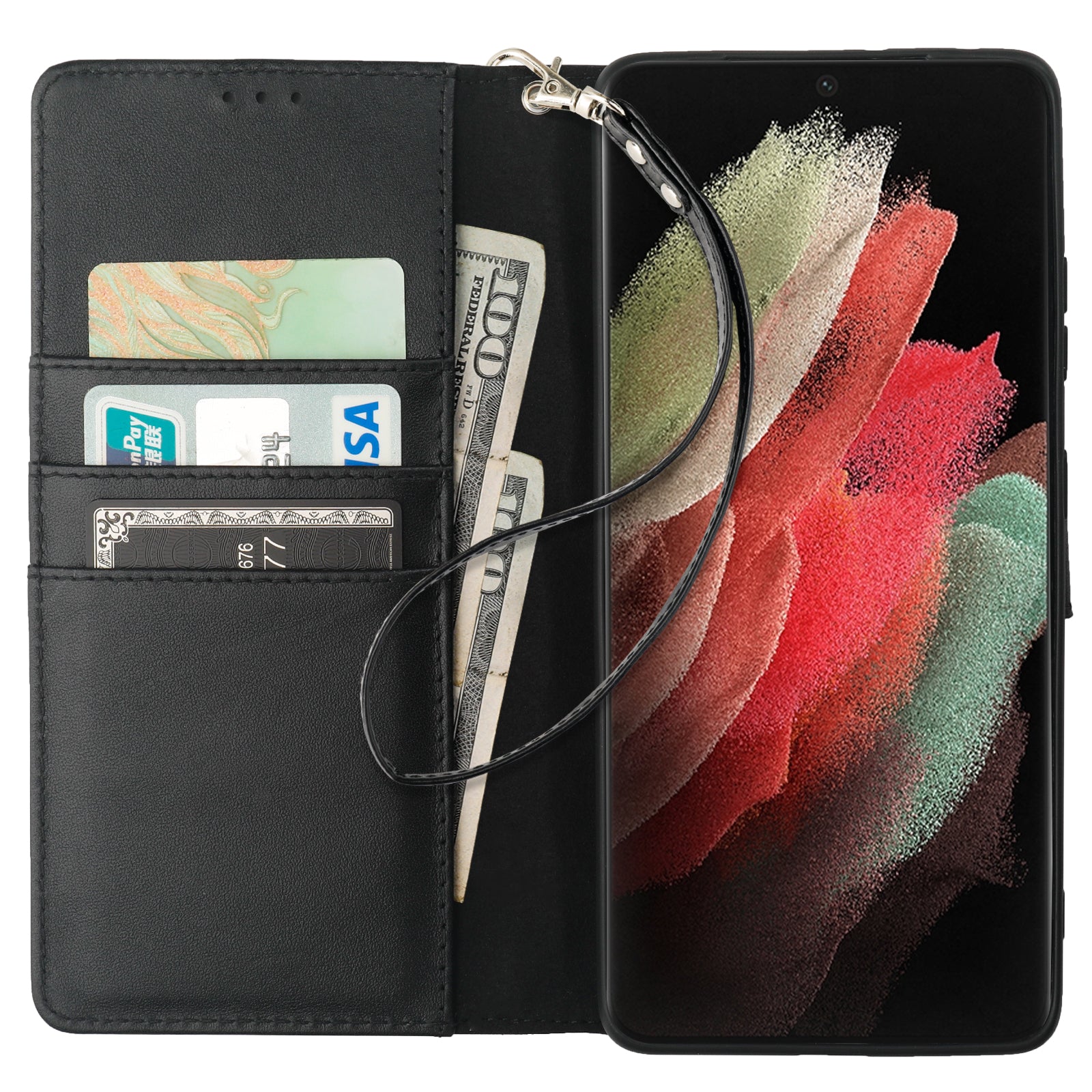 Samsung Galaxy S21 Ultra 5G Stand Protective Leather Wallet Case – Sandhu  Computers Edmonton