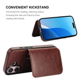 Kickstand Flip Magnetic Wallet Case | for iPhone 16