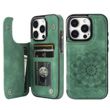 Mandala Pattern Wallet Card Case | for iPhone 16 Pro