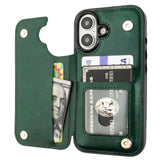 Leather Wallet Card Holder Case | for iPhone 16