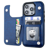 Leather Wallet Card Holder Case | for iPhone 16 Pro