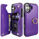 Ring Holder Wallet Card Case | for iPhone 16 Plus