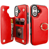 Ring Holder Wallet Card Case | for iPhone 16