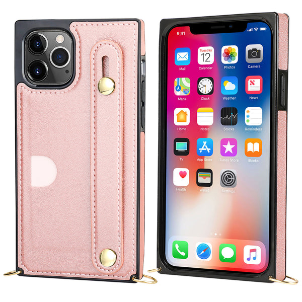 Crossbody Wrist Kickstand Wallet Case | for iPhone 12/12 Pro – onetop